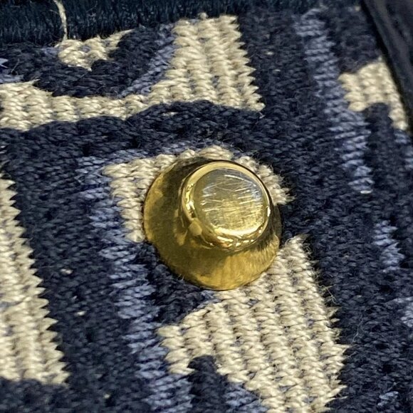 DIOR/ChristianDior Small Boston Bag M8671UZAX_M928 Blue Jacquard - Handbag - Picture 11 of 14